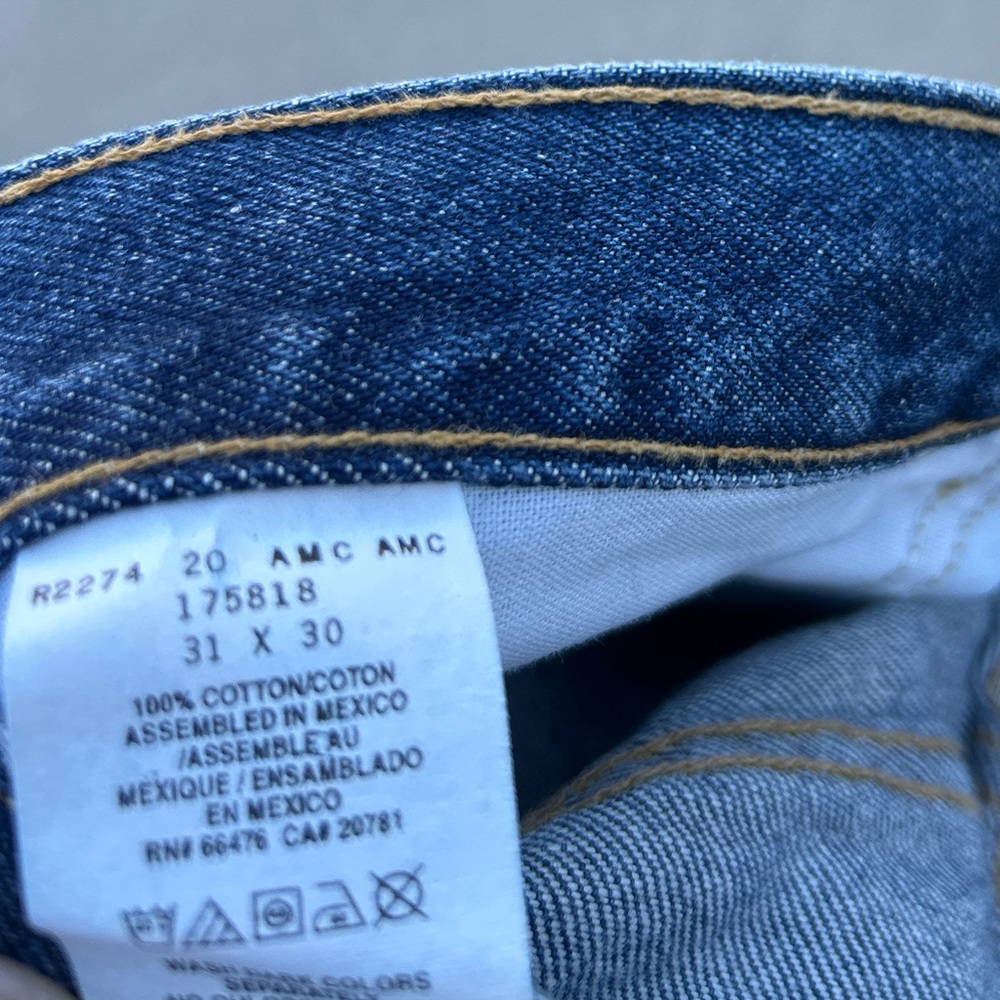 Vintage Tommy Hilfiger Loose Fit Blue Denim Jeans Size 31/30 - Picture 8 of 8